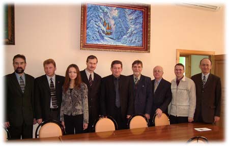 Участники конференции на встрече с ректором  КГМУ А.И. Лазаревым